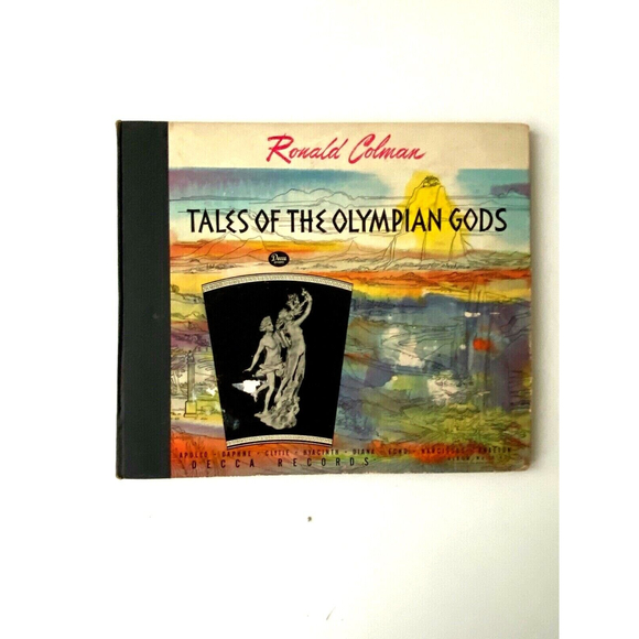 Ronald Colman Tales of the Olympian Gods 3 Record Box 1946 78RPM Decca Records